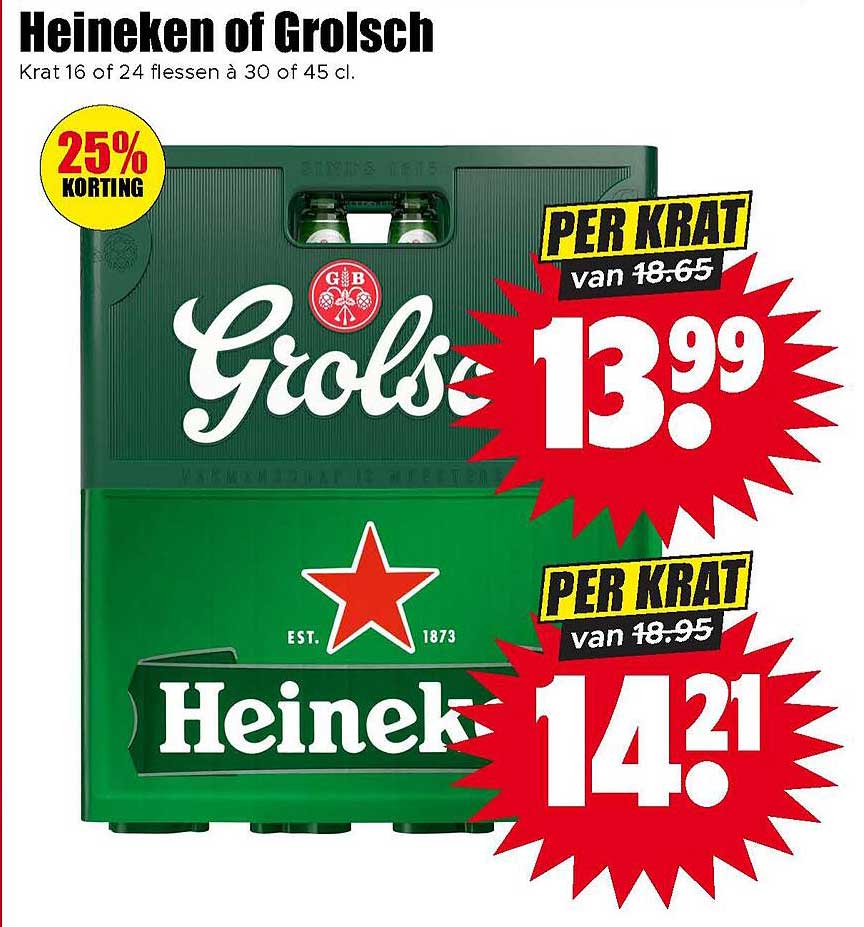 Heineken of Grolsch