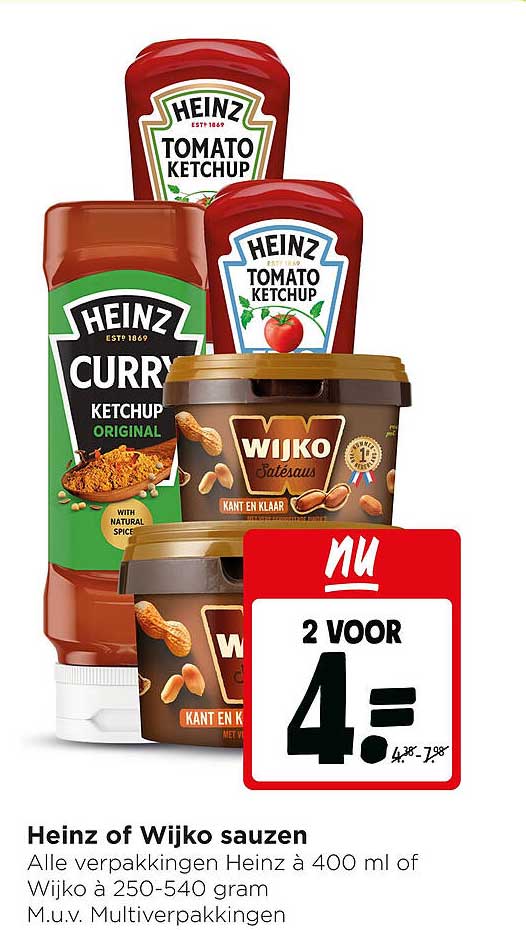 Heinz of Wijko sauzen