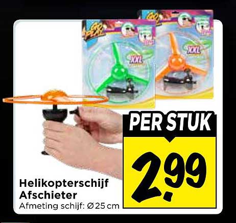 Helikopterschijf Afschieter
