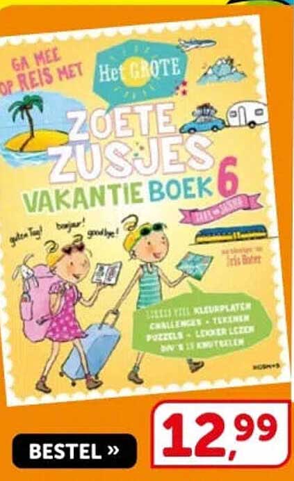 Het grote zoete zusjes vakantie boek 6