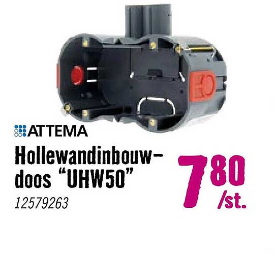 Hollewandinbouwdoos “UHW50”