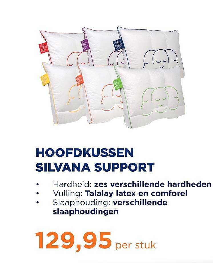 HOOFDKUSSEN SILVANA SUPPORT