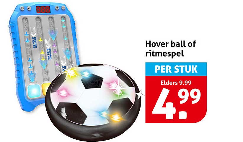 Hover ball of ritmespel PER STUK