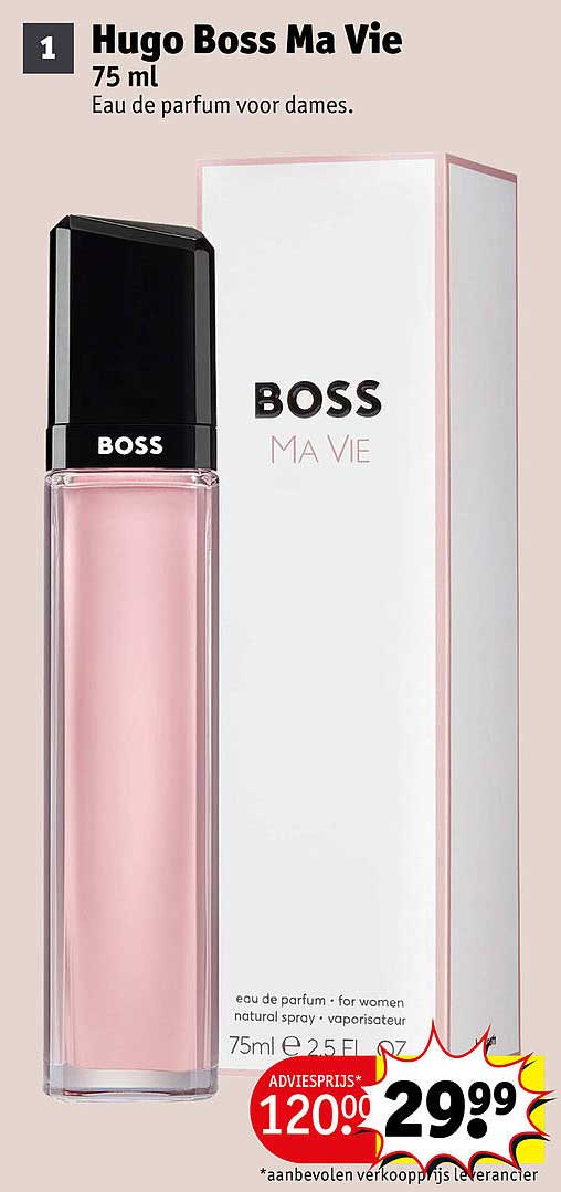Hugo Boss Ma Vie 75 ml Eau de parfum voor dames.