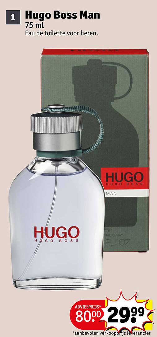 Hugo Boss Man 75 ml Eau de toilette voor heren.