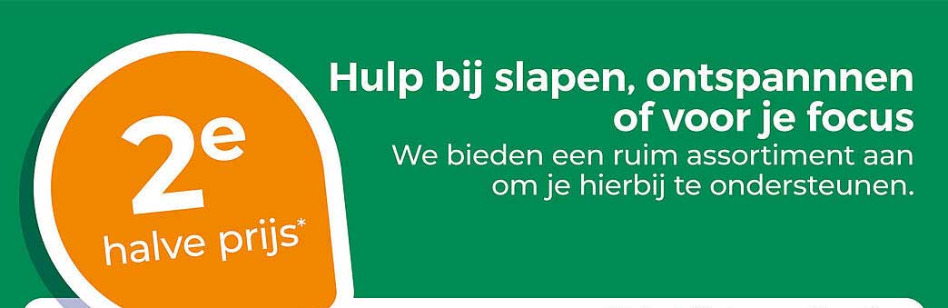 Hulp bij slapen, ontspannen of voor je focus 2e halve prijs