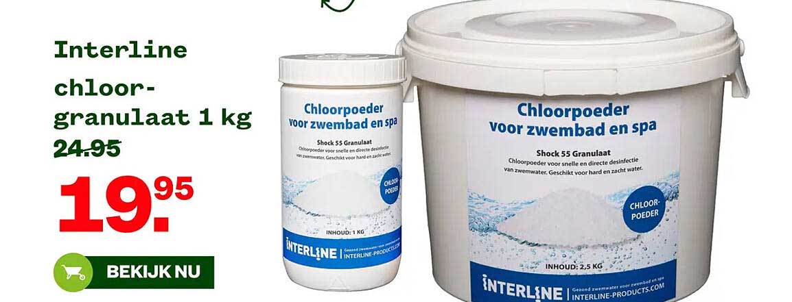 Interline chloorgranulaat 1 kg