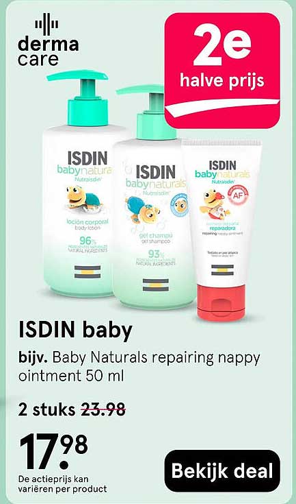 ISDIN baby 2e halve prijs