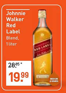 Johnnie Walker Red Label Blend, 1 liter