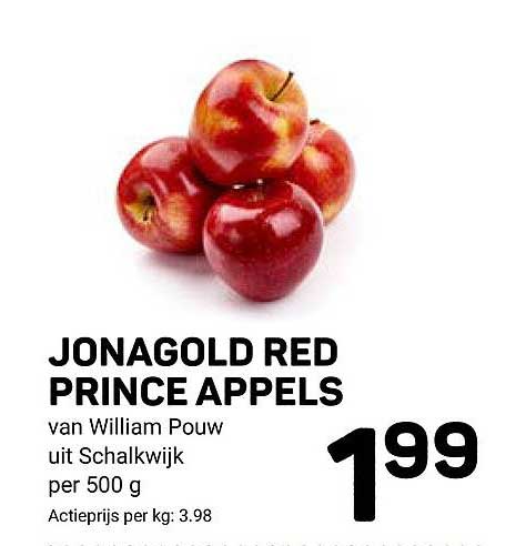 JONAGOLD RED PRINCE APPELS