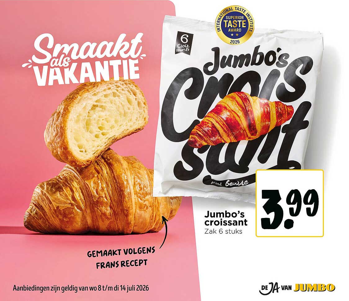 Jumbo’s Croissant Zak 6 stuks