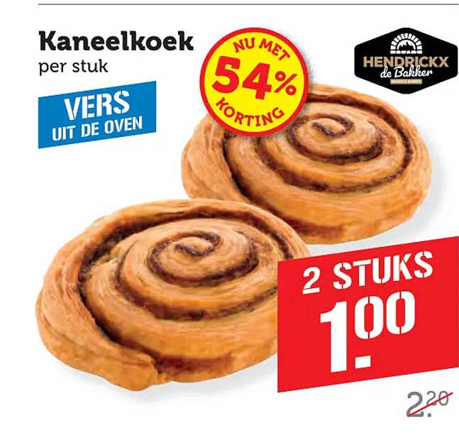 Kaneelkoek per stuk