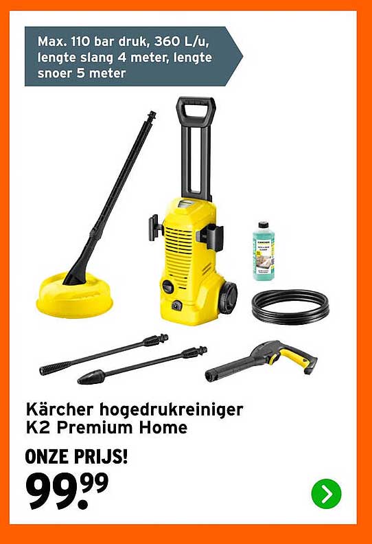Kärcher hogedrukreiniger K2 Premium Home