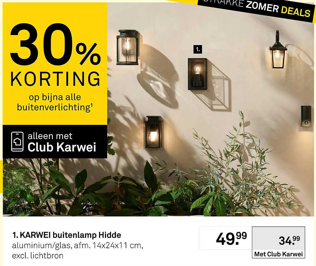 KARWEI buitenlamp Hidde
