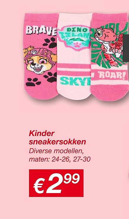 Kinder sneakersokken