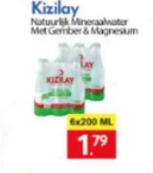 Kızılay Natuurlijk mineraalwater met gember & magnesium 6x200 ml