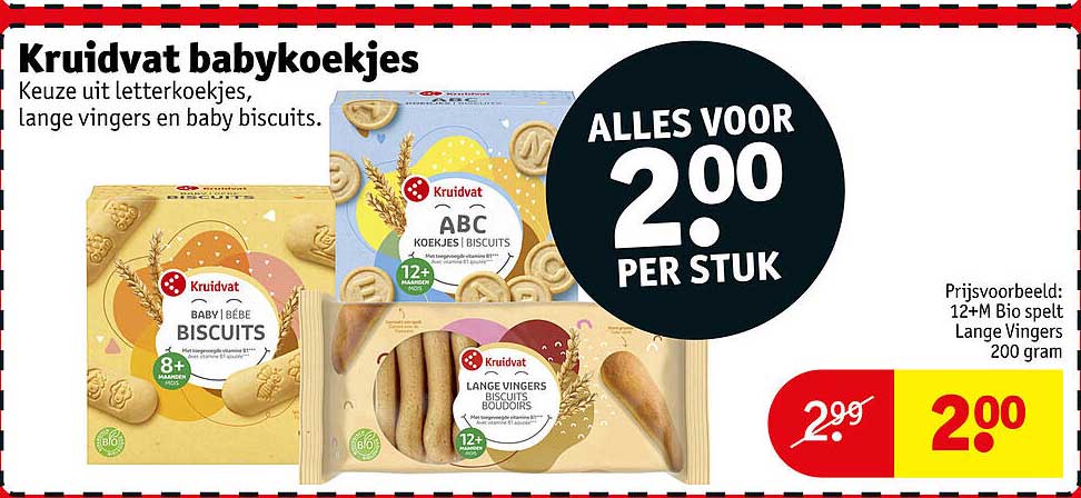 Kruidvat babykoekjes