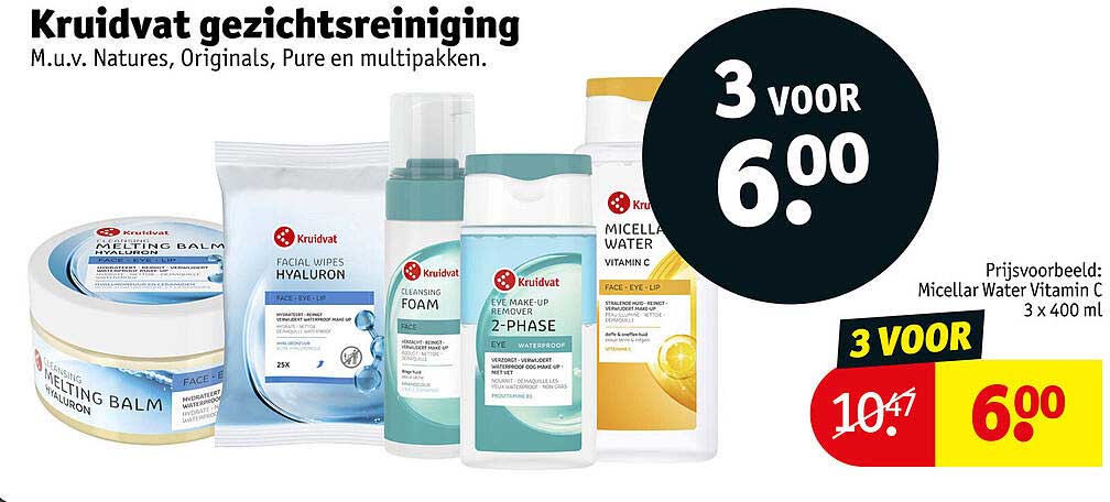 Kruidvat gezichtsreiniging