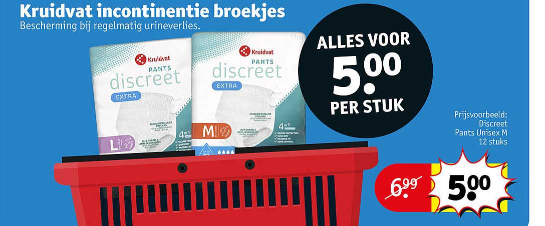 Kruidvat incontinentie broekjes