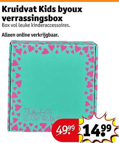 Kruidvat Kids byoux verrassingsbox