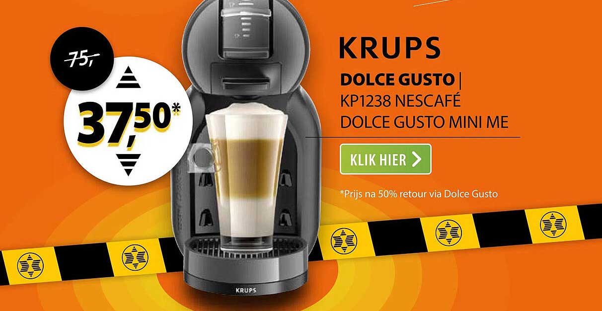 KRUPS DOLCE GUSTO| KP1238 NESCAFÉ DOLCE GUSTO MINI ME