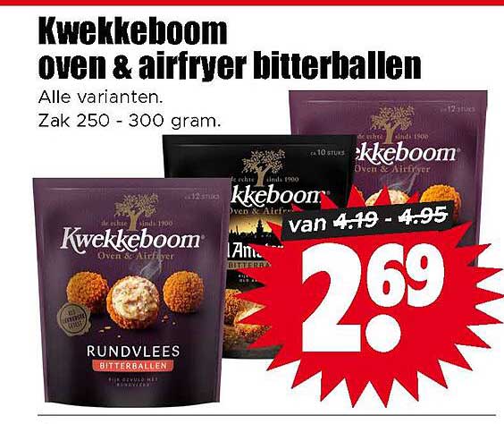 Kwekkeboom oven & airfryer bitterballen