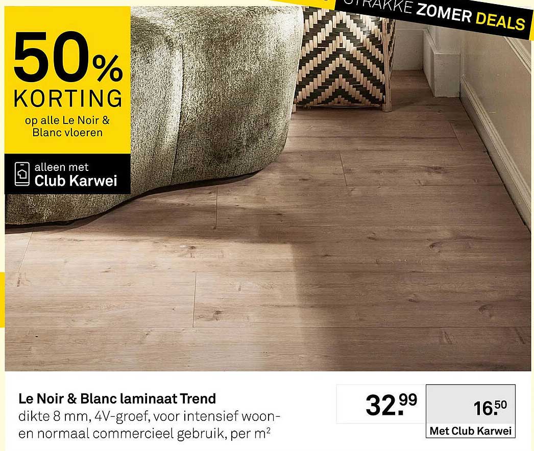 Le Noir & Blanc laminaat Trend