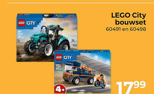 LEGO City bouwset 60491 en 60498