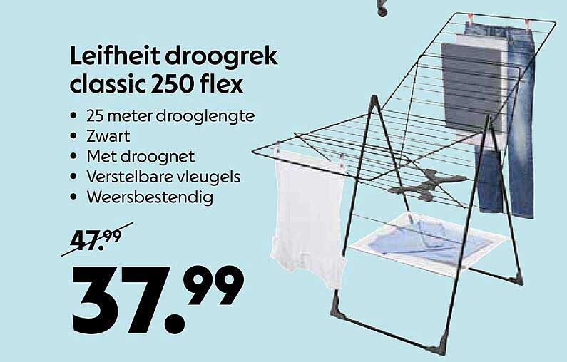 Leifheit droogrek classic 250 flex