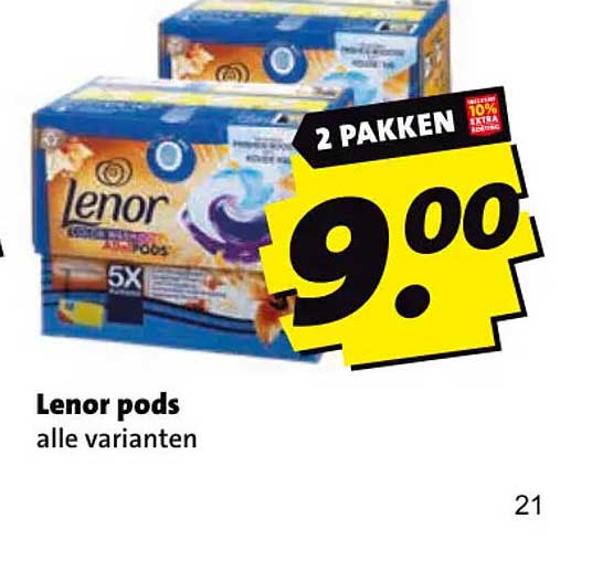 Lenor pods alle varianten 2 pakken