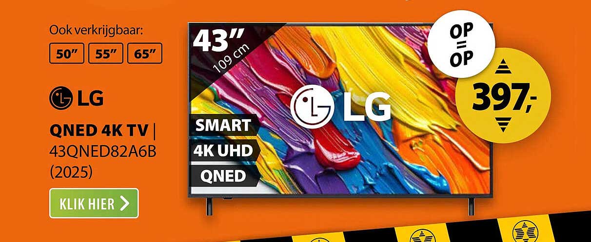 LG QNED 4K TV 43QNED82A6B (2025)