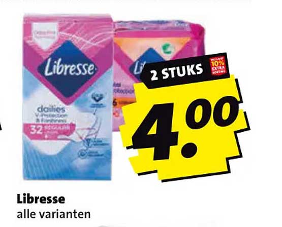 Libresse alle varianten 2 STUKS