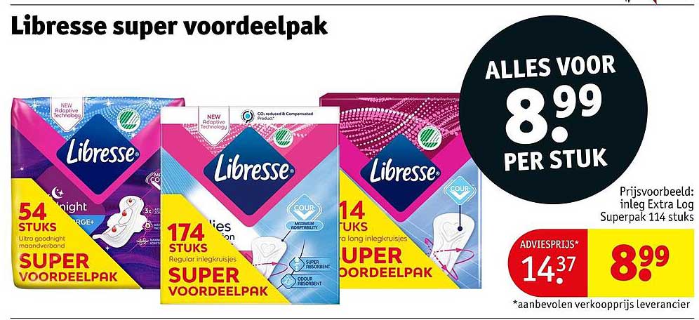 Libresse super voordeelpak