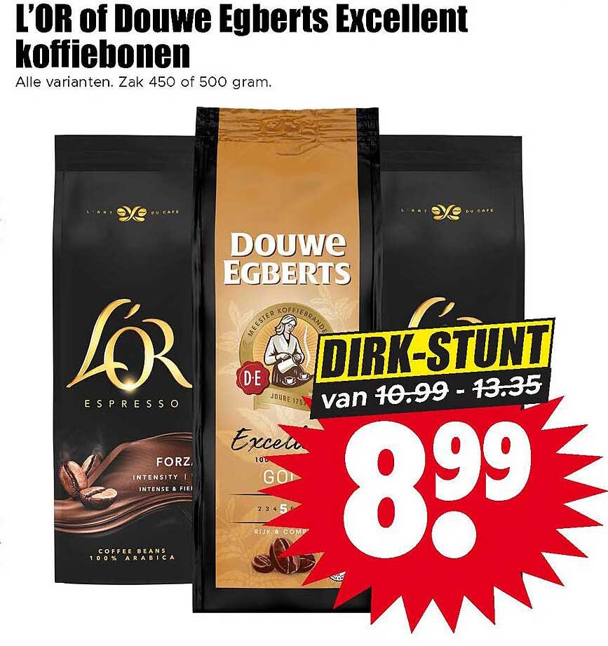 L'OR of Douwe Egberts Excellent koffiebonen