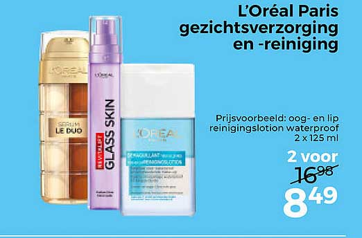 L’Oréal Paris gezichtsverzorging en -reiniging