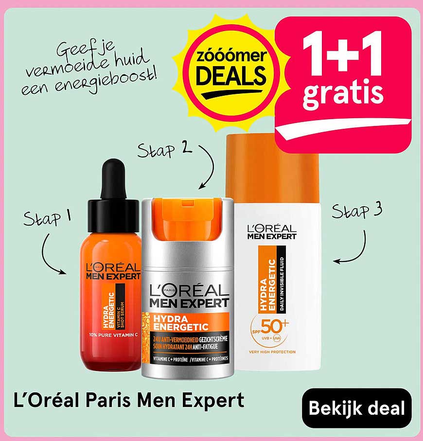 L’Oréal Paris Men Expert 1+1 gratis