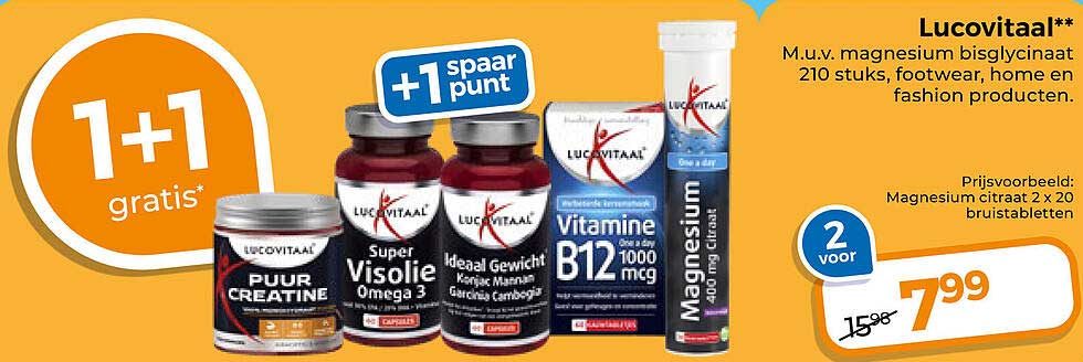 Lucovitaal** 1+1 gratis