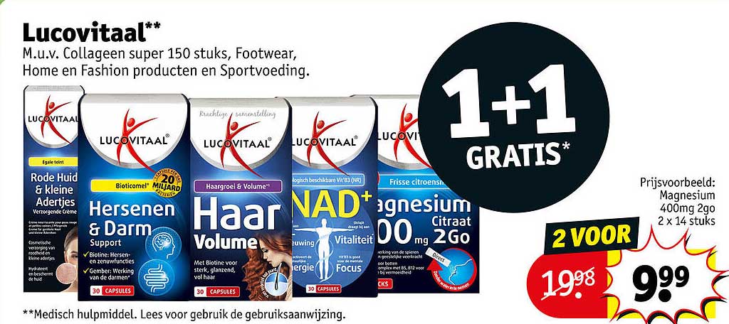 Lucovitaal** 1+1 GRATIS*