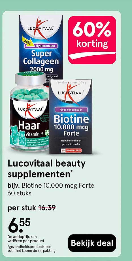 Lucovitaal beauty supplementen*