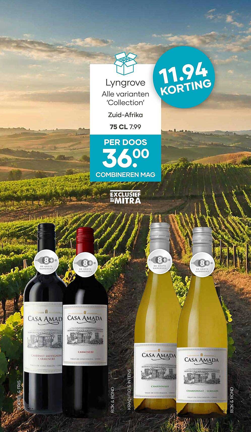 Lyngrove Alle varianten ‘Collection’ Zuid-Afrika 75 cl 7.99