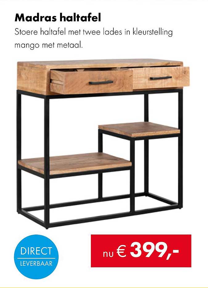 Madras haltafel