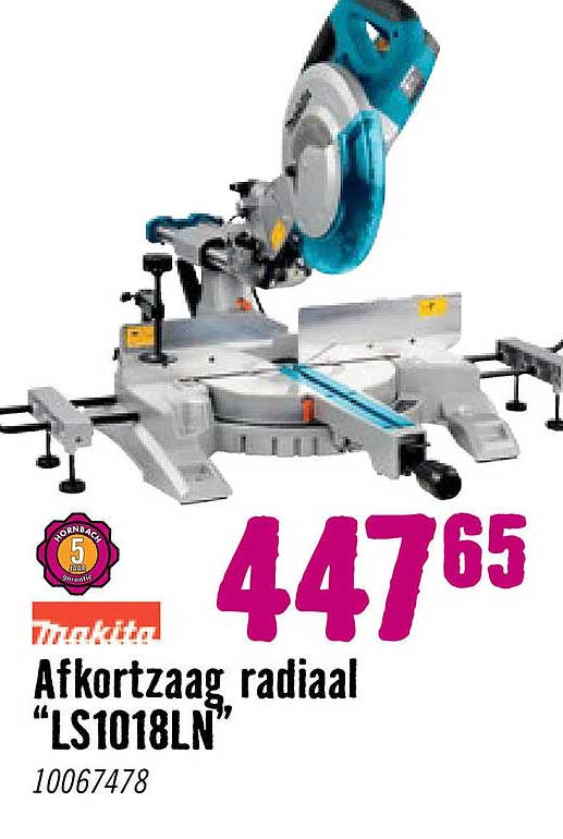 Makita Afkortzaag radiaal "LS1018LN"