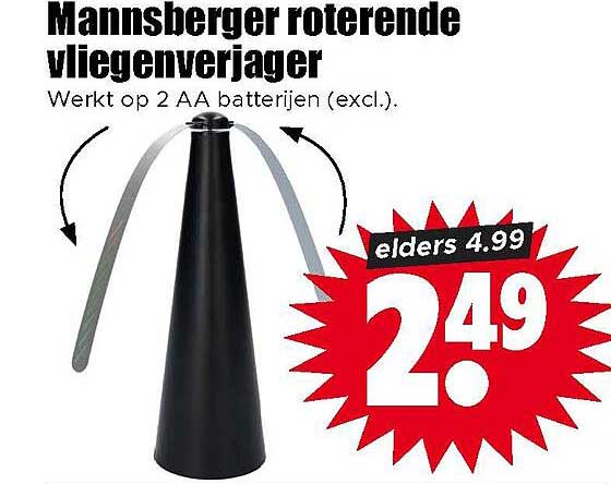 Mannsberger roterende vliegenverjager
