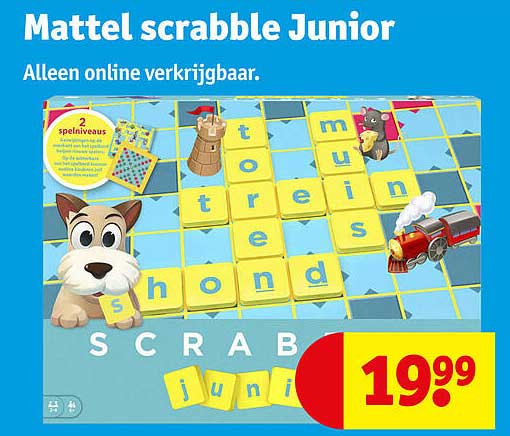 Mattel scrabble Junior