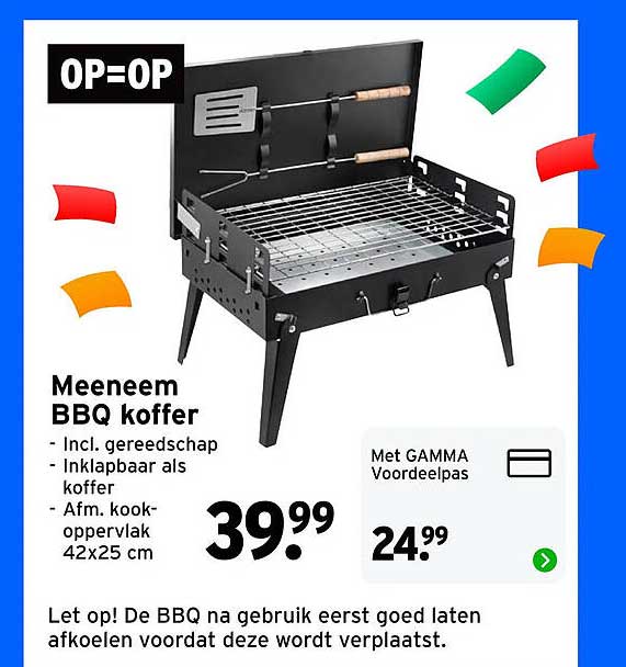 Meeneem BBQ koffer