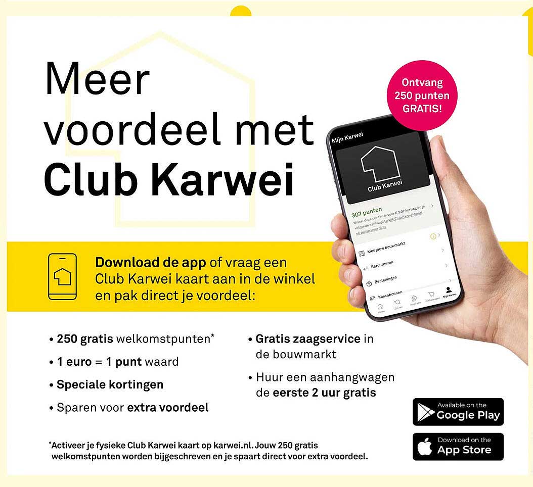 Meer voordeel met Club Karwei