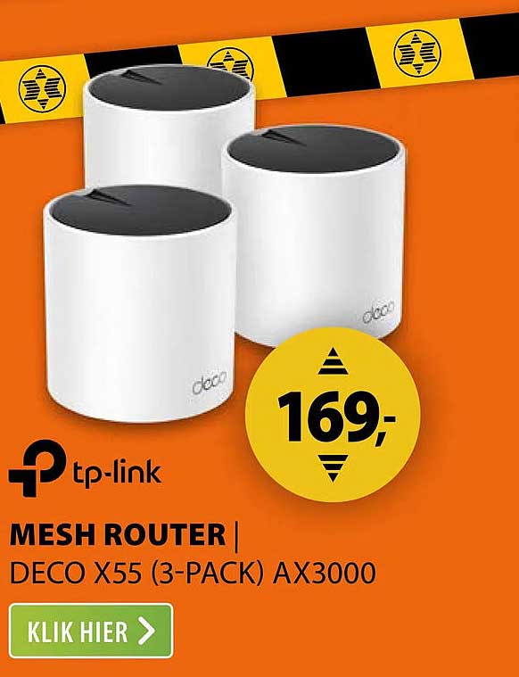 MESH ROUTER | DECO X55 (3-PACK) AX3000