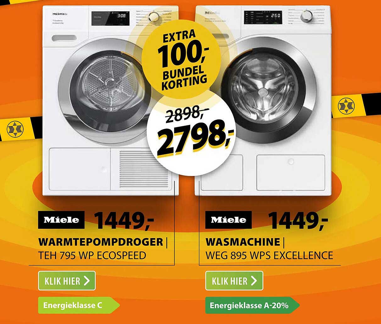 Miele warmtepompdroger TEH 795 WP EcoSpeed