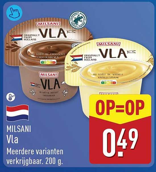 MILSANI Vla Meerdere varianten verkrijgbaar, 200 g. OP=OP