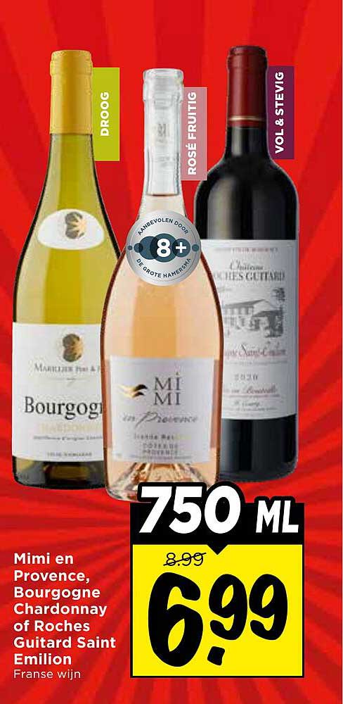 Mimi en Provence, Bourgogne Chardonnay of Roches Gutard Saint Emilion